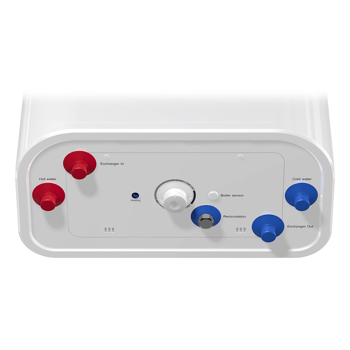 Фото Водонагреватель Thermex Flat 100 V Combi 1