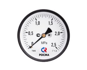 Фото Мановакуумметр Росма ТМВ-110Р.00(-0,1-0,5MPa)M10x1.2,5 4