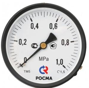 Фото Манометр Росма ТМВ-521ТЭ.00(-0,1-2,4MPa)/(-70-+55C)M20x1,5.1,0.NH3.Двойная шкала 4