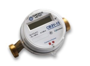Фото Счетчик воды (квартирные) электронные с передачей данных Chronos Meter СВЭУ-15-3 1